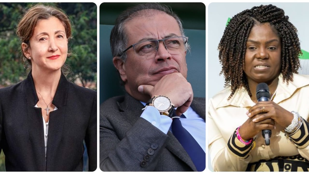 Ingrid Betancourt, Gustavo Petro y Francia Márquez.