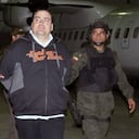 Alias 'Gordo Lindo' en el momento de su extradición.