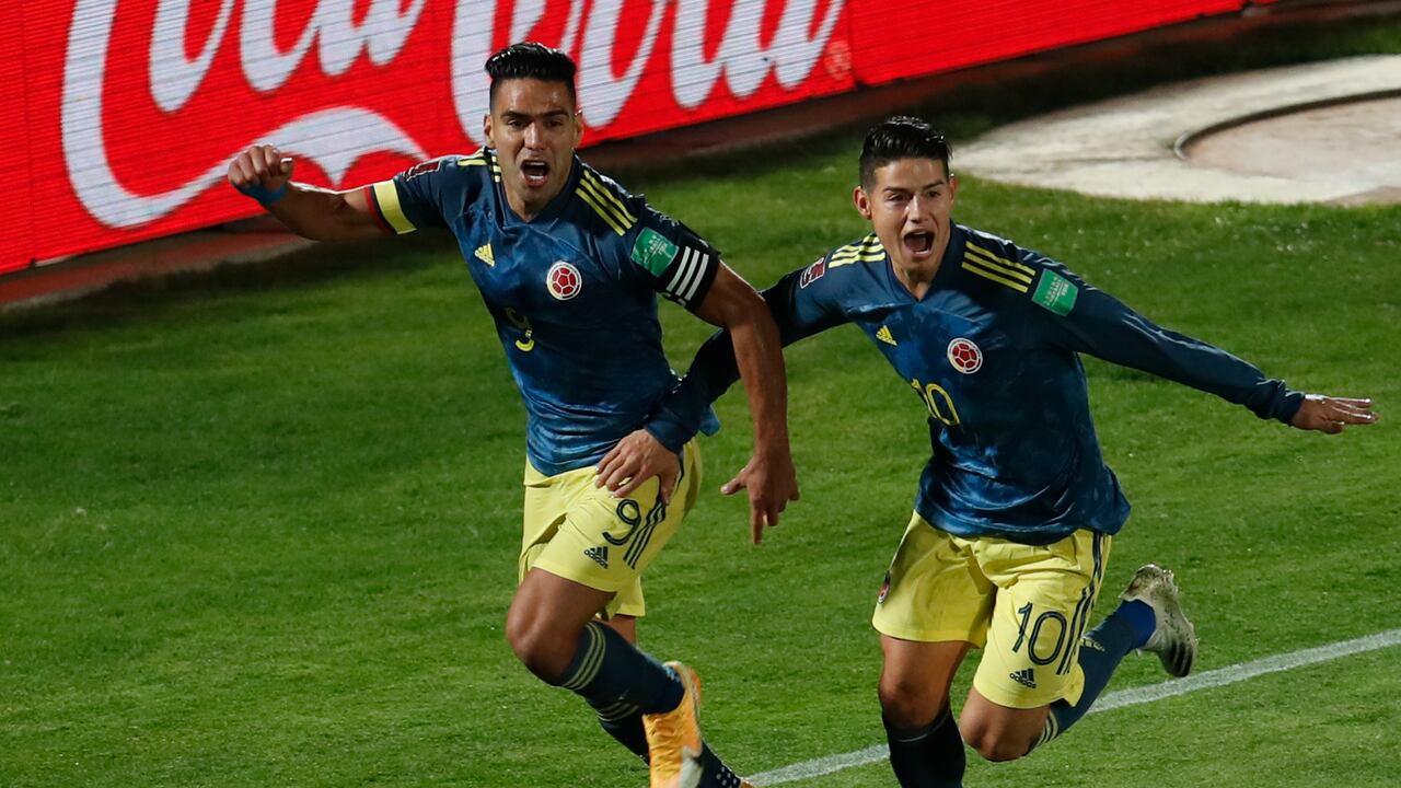 Jugadores de la Selección Colombia