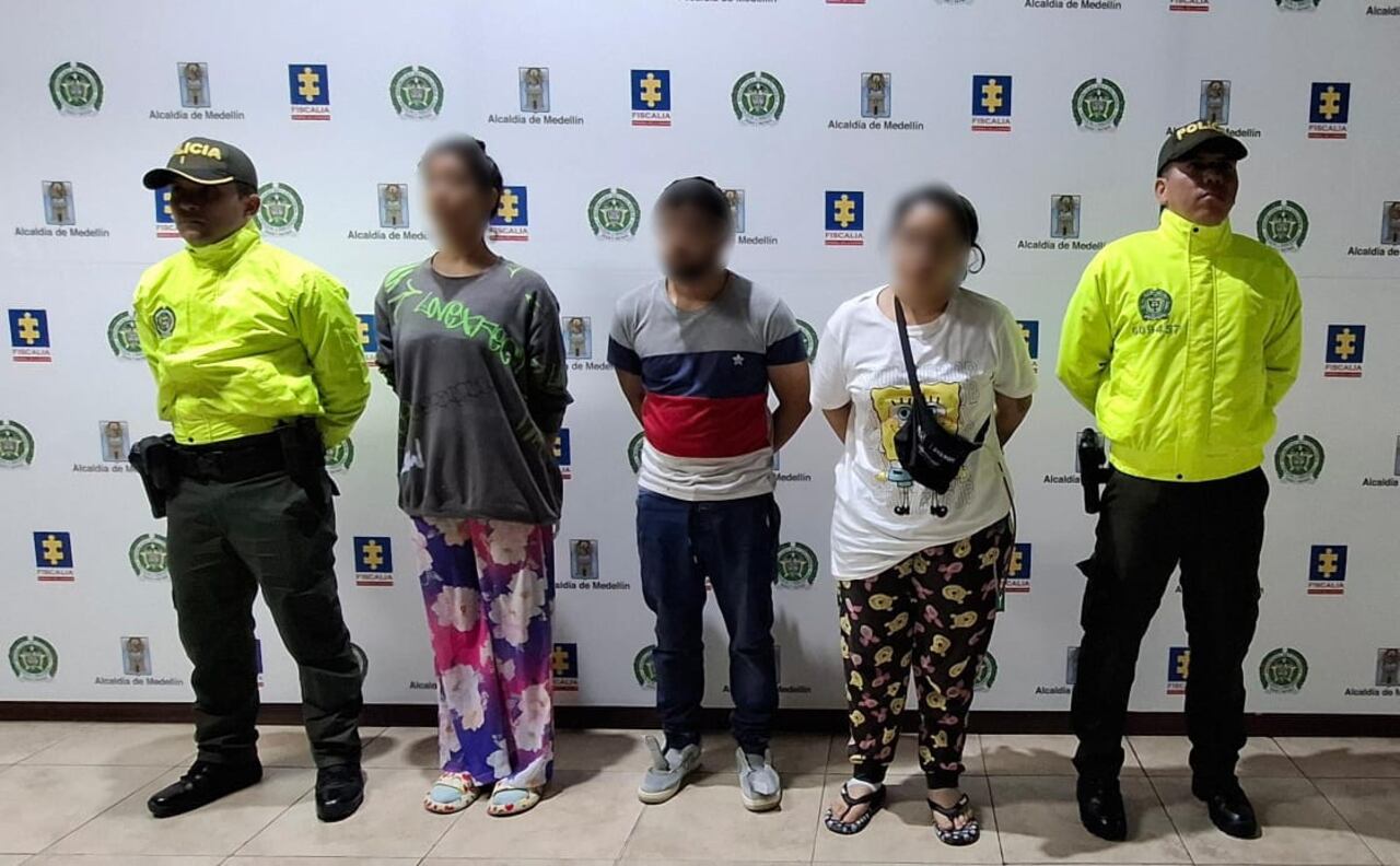 Capturados por presunta red de trata de personas en Medellín.