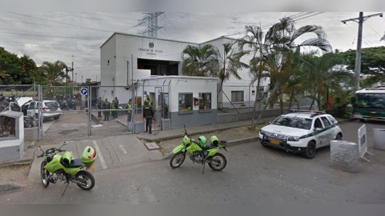 Estación de Policía Desepaz, oriente de Cali.