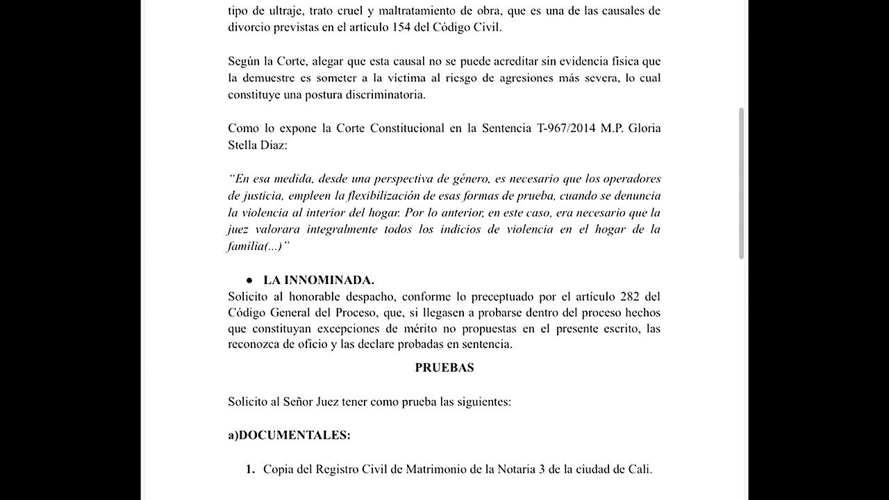 Documentos en poder de SEMANA. 