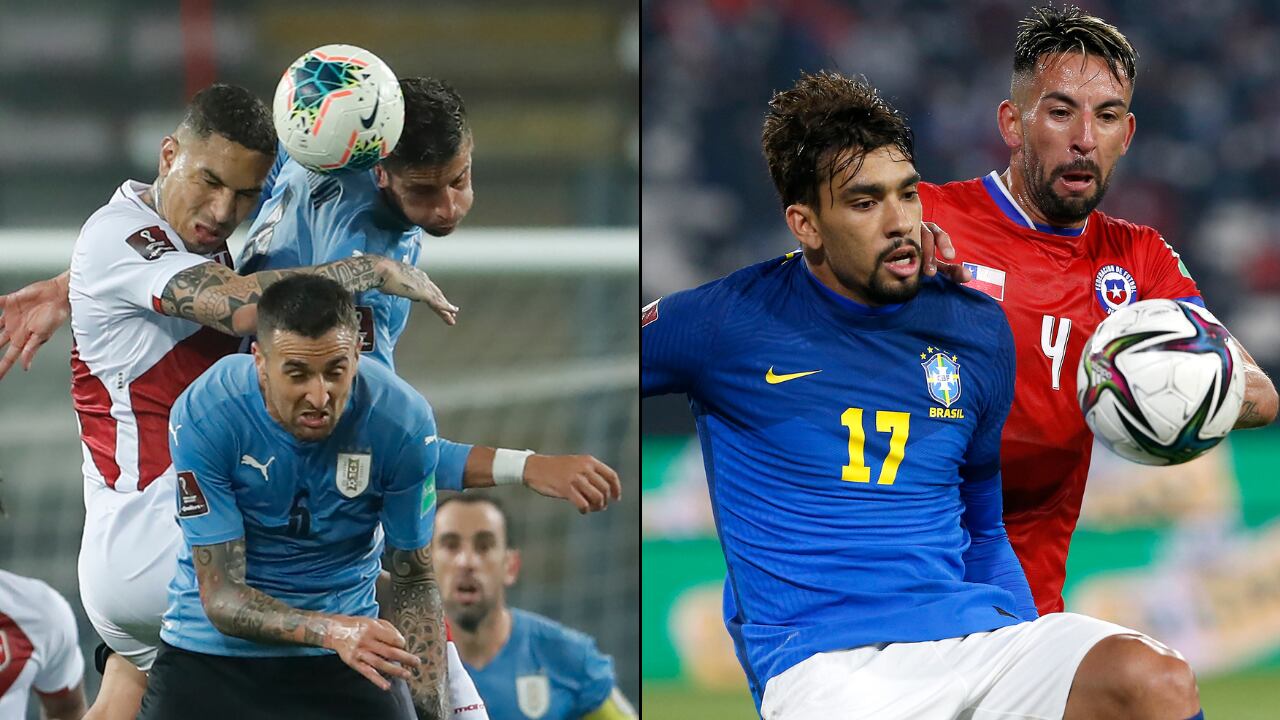Uruguay, Chile y Perú se juegan sus cartas en esta jornada de eliminatorias