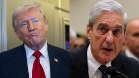 Donald Trump y Robert Mueller.