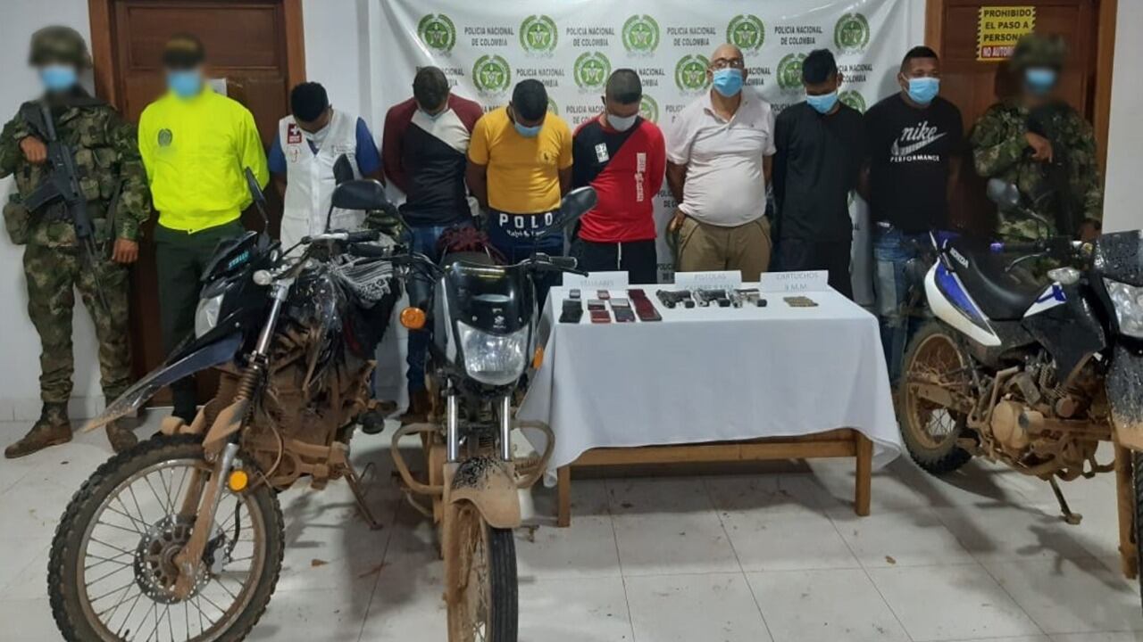 Capturados siete integrantes del Clan del Golfo