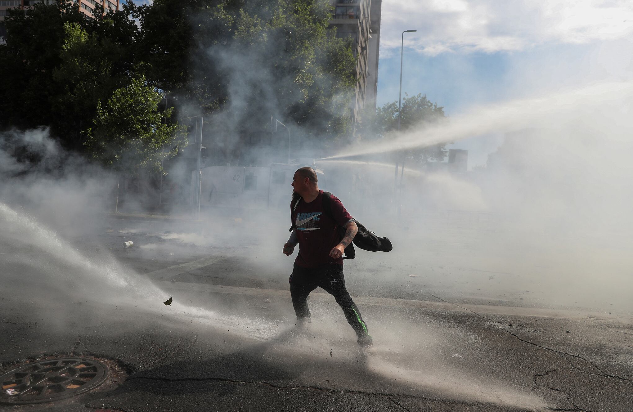 En imágenes : Enfrentamientos en Chile.