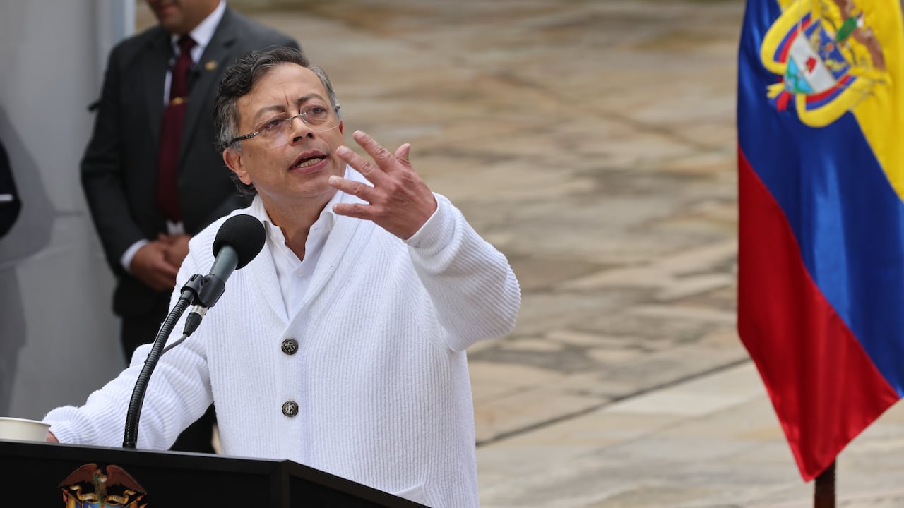 Presidente Gustavo Petro habló sobre los resultados de la primera vuelta presidencial.