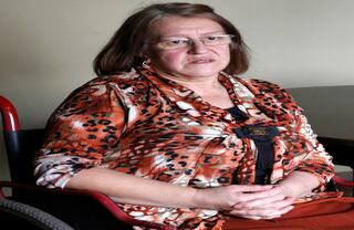 El día de la Toma, Norma estuvo acompañada por Amparo Peña, su hermana.