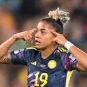 Jorelyn Carabalí, defensora de la Selección Colombia Femenina.