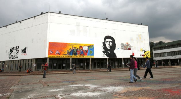 Las comunidades llegaron a la sede de la Universidad Nacional en Bogotá.