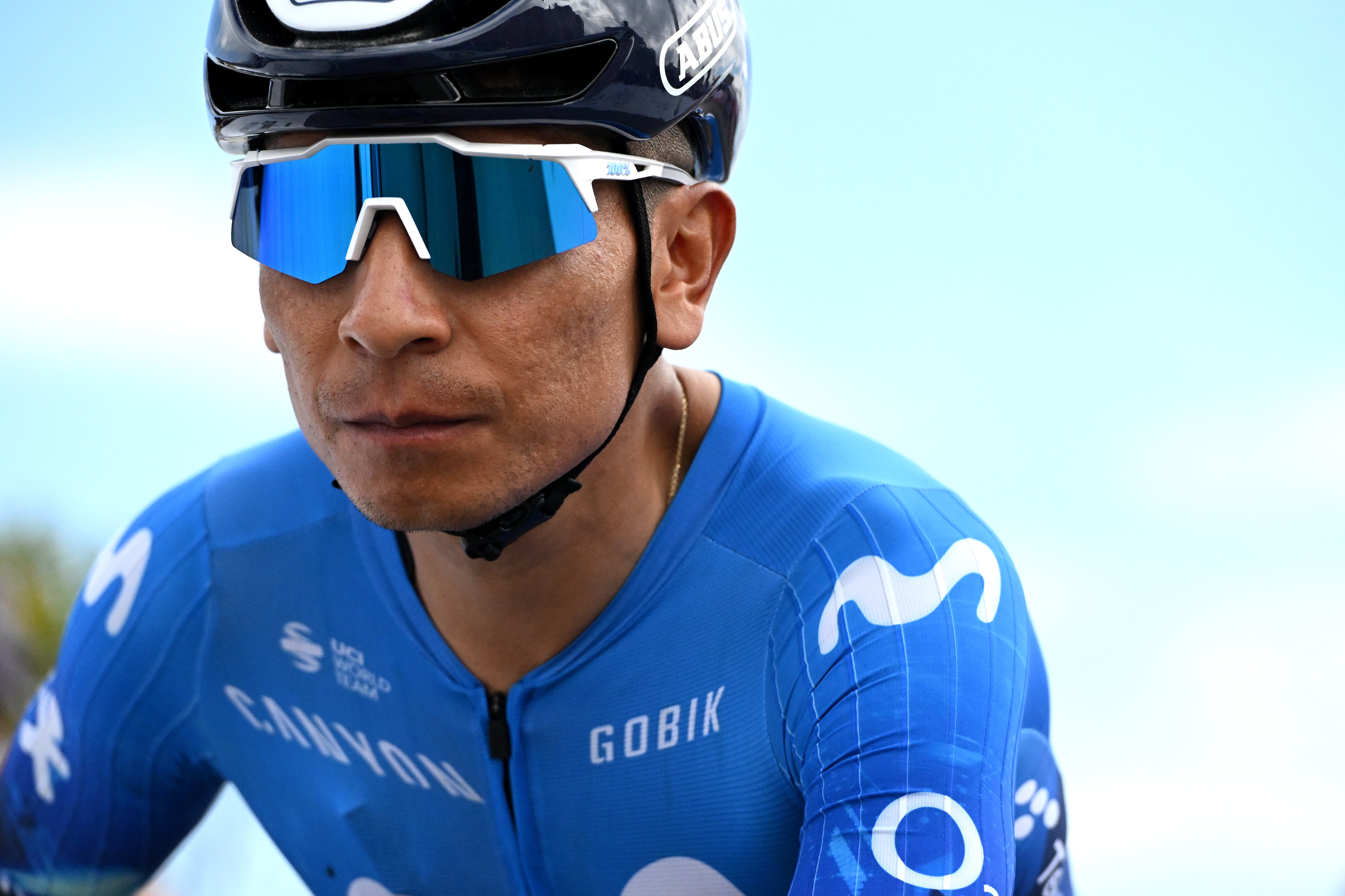 TUNJA, COLOMBIA - FEBRUARY 08: Nairo Quintana of Colombia and Movistar Team prior to the 4th Tour Colombia 2024, Stage 3 a 141.9km stage from Tunja to Tunja on February 08, 2024 in Tunja, Colombia. (Photo by Maximiliano Blanco/Getty Images)