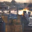 El hecho se presentó en una gasolinera ubicada sobre la carretera Tula-Tlalhuelilpan, a la altura de la colonia Iturbe, en el municipio de Tula de Allende.