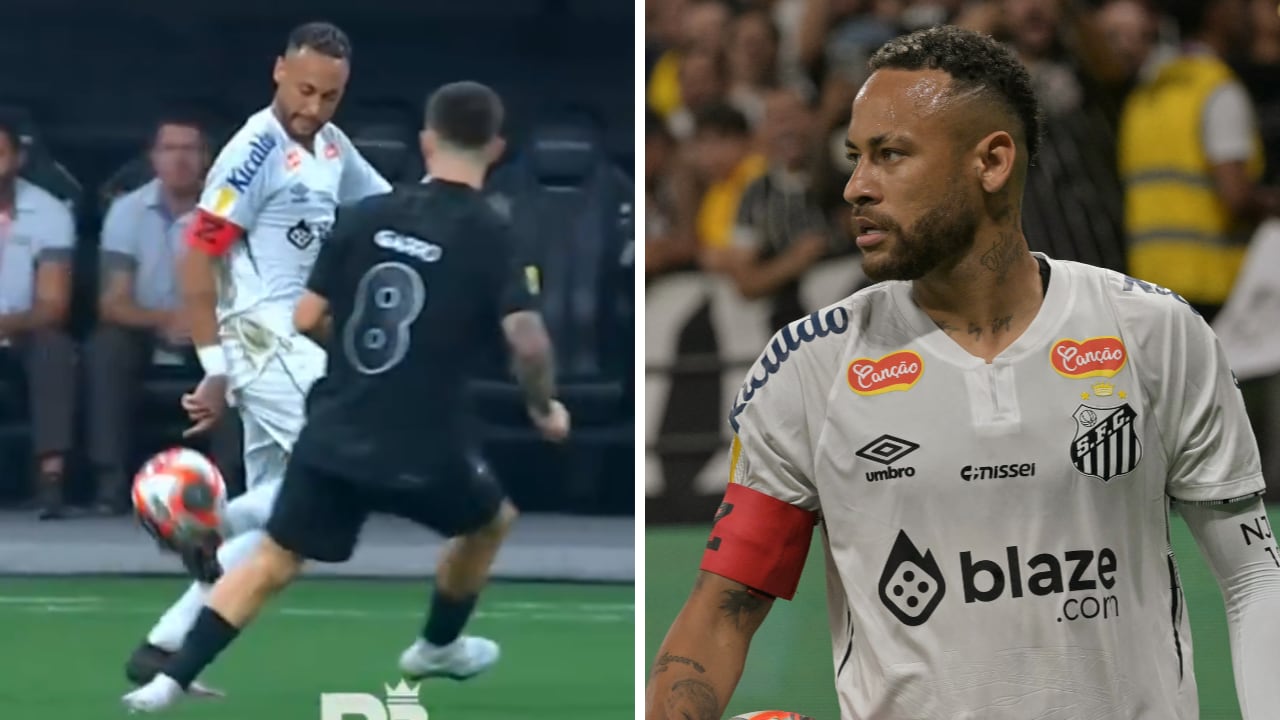 Neymar Jr. jugó el fútbol que disfruta la gente en Santos