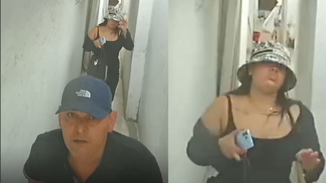 Delincuentes que hicieron millonario robo en el norte de Barranquilla.