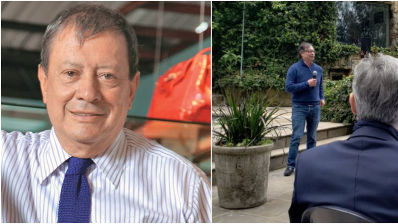 El empresario Mario Hernández y, al costado derecho, el senador Gustavo Petro y el también empresario Jean Claude Bessudo