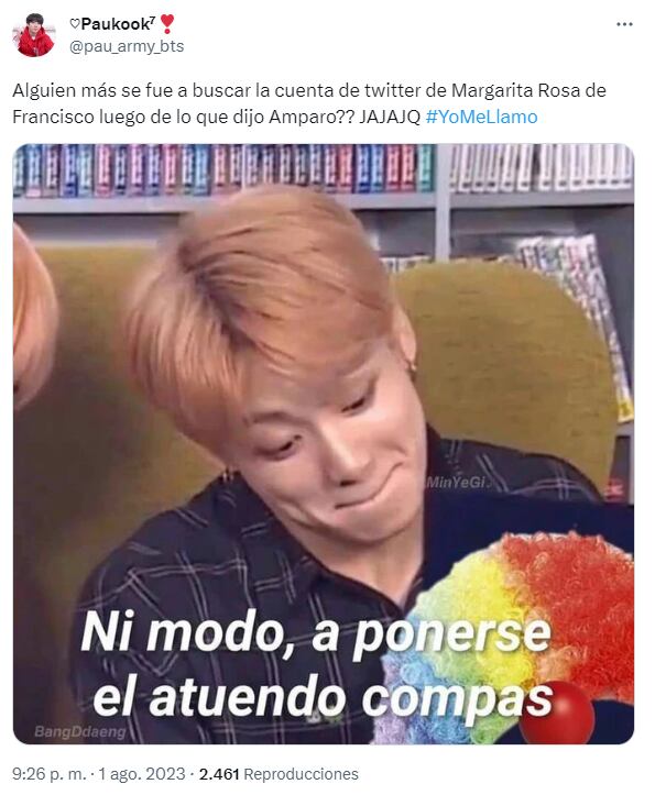 Memes tras presentación de 'Yo me llamo' Margarita Rosa de Francisco