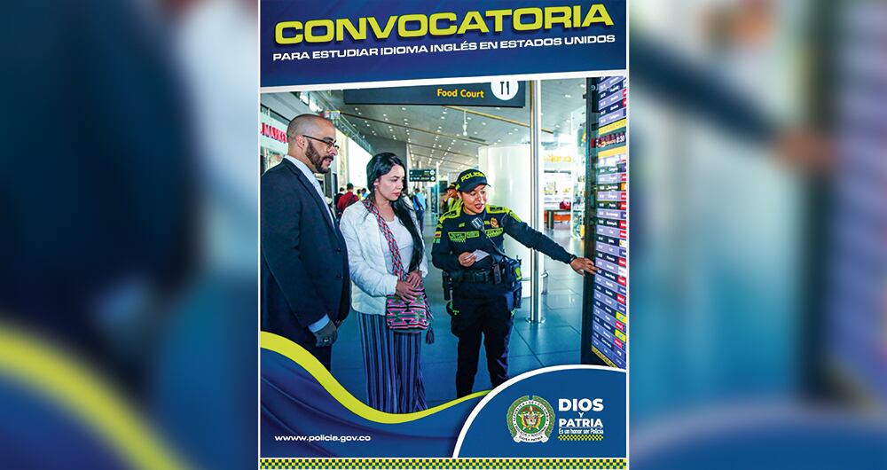 Imágenes de la convocatoria de la Policía para ir al extranjero.