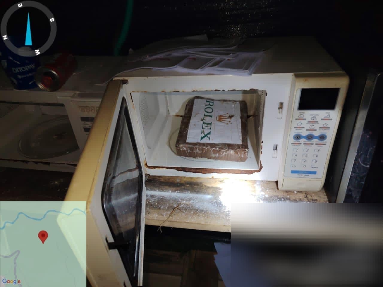 Paquete de cocaína de los Comandos de Frontera, según el Ejército.