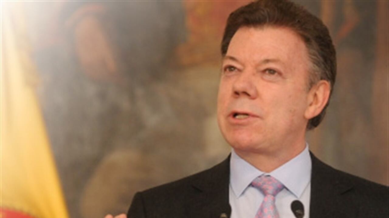Presidente de la República, Juan Manuel Santos.