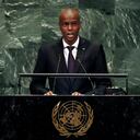 En esta fotografía de archivo del 27 de septiembre de 2018, el presidente de Haití, Jovenel Moise, se dirige al 73 ° período de sesiones de la Asamblea General de las Naciones Unidas, en la sede de la ONU en Nueva York. Moïse fue asesinado después de que un grupo de personas no identificadas atacara su residencia privada, dijo el primer ministro interino del país en un comunicado el miércoles 7 de julio de 2021. La esposa de Moïse, la primera dama Martine Moïse, está hospitalizada, dijo el primer ministro interino Claude Joseph. Foto: AP / Richard Drew.