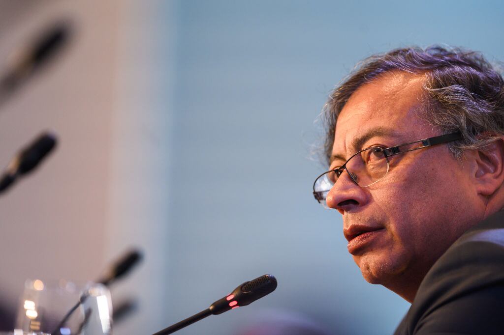 El presidente, Gustavo Petro, el 24 de enero de 2023 en Buenos Aires (Argentina)