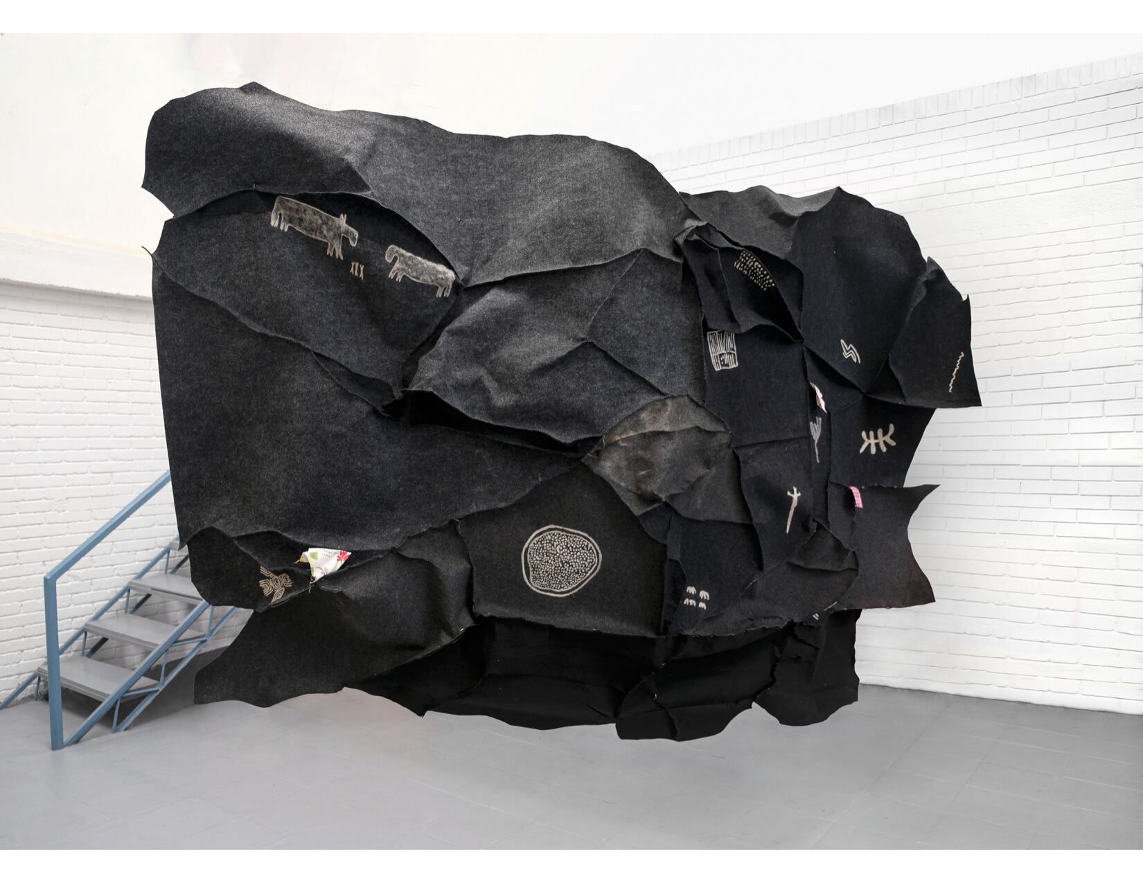 Rosario López: Pared de Filetro, Mmasion Galería, Circuito Chapinero Central