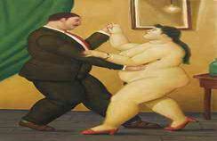 'Bailarines' de Fernando Botero (2003). Vendida por 343.500 dólares.