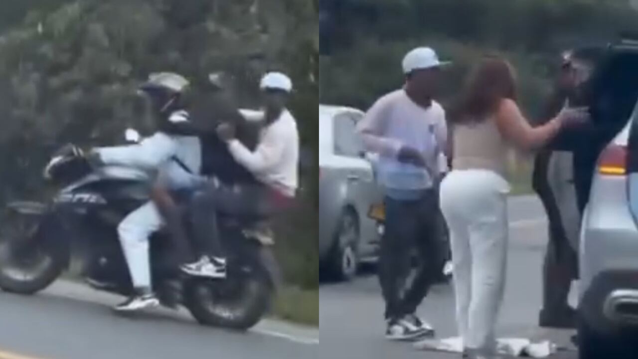 Familia es víctima de hurto en carretera durante el arranque de la Semana Santa en Colombia.