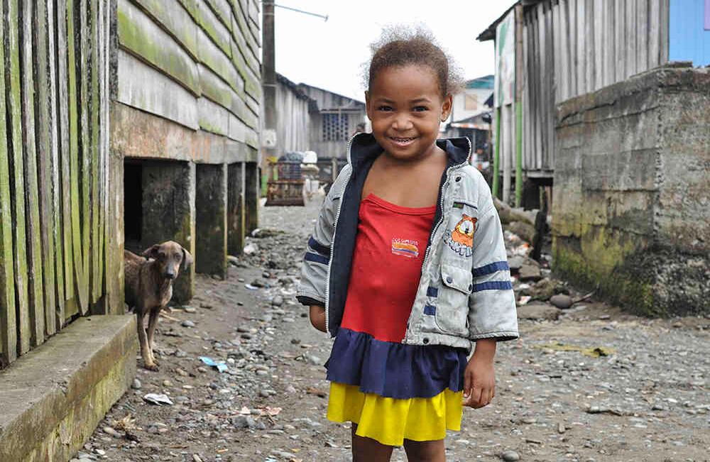 Nicole habitante del barrio el Morrito. Foto: Danilo Canguçu