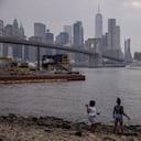 Los incendios forestales han afectado la calidad del aire en varias ciudades de Estados Unidos. Foto: AFP.