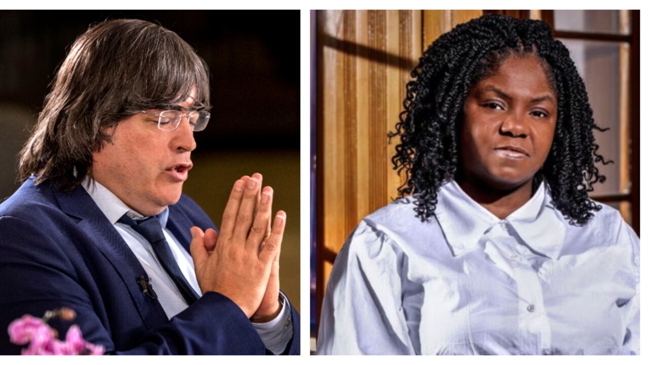 El periodista peruano Jaime Bayly y la vicepresidenta Francia Márquez