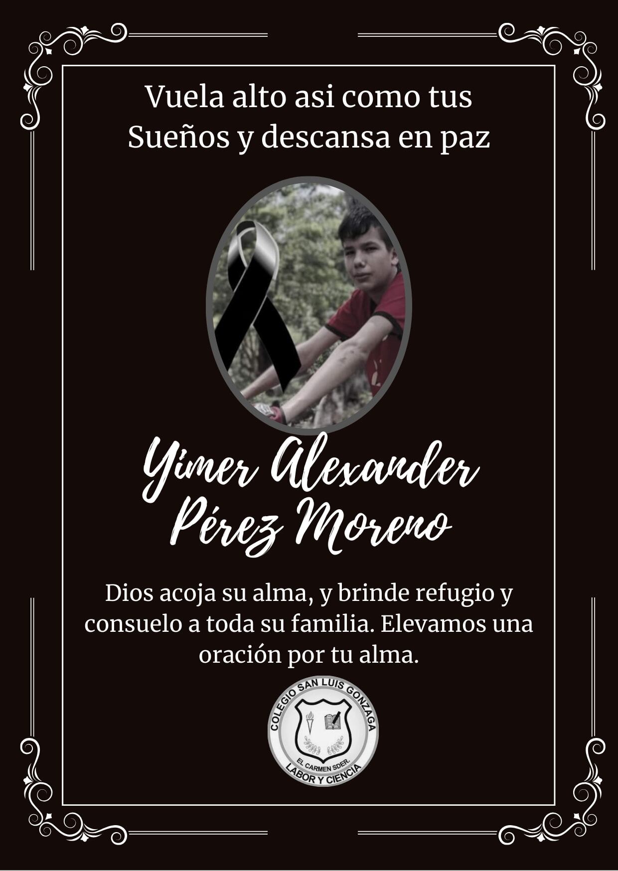 La víctima estaba validando el bachillerato.