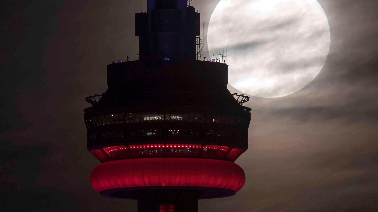 Superluna. Foto: AP