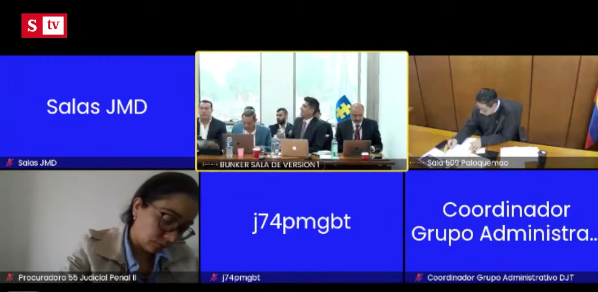 Audiencia de imputación de cargos Nicolás Petro y Day Vásquez