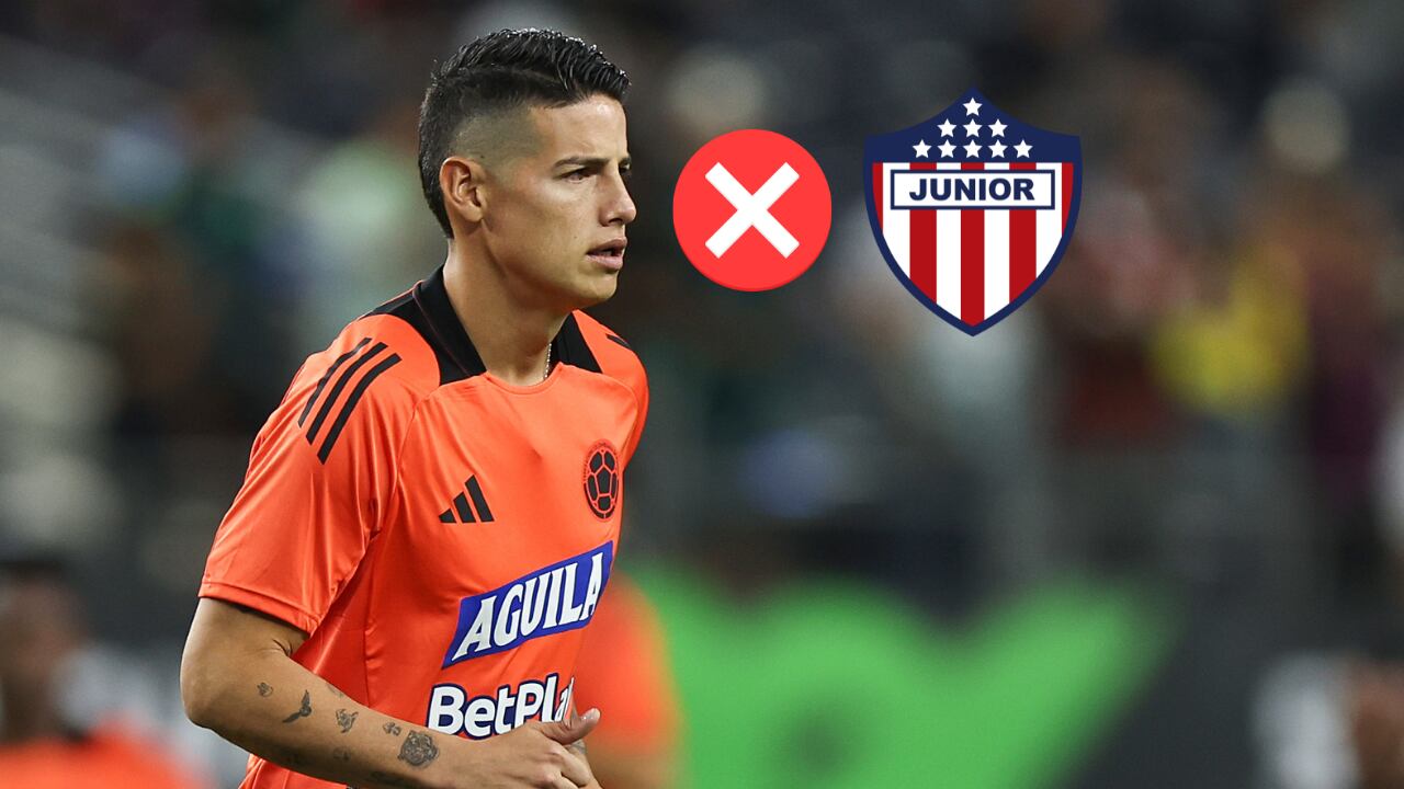 James Rodríguez no tiene lugar en Junior: Fuad Char le cierra la puerta.