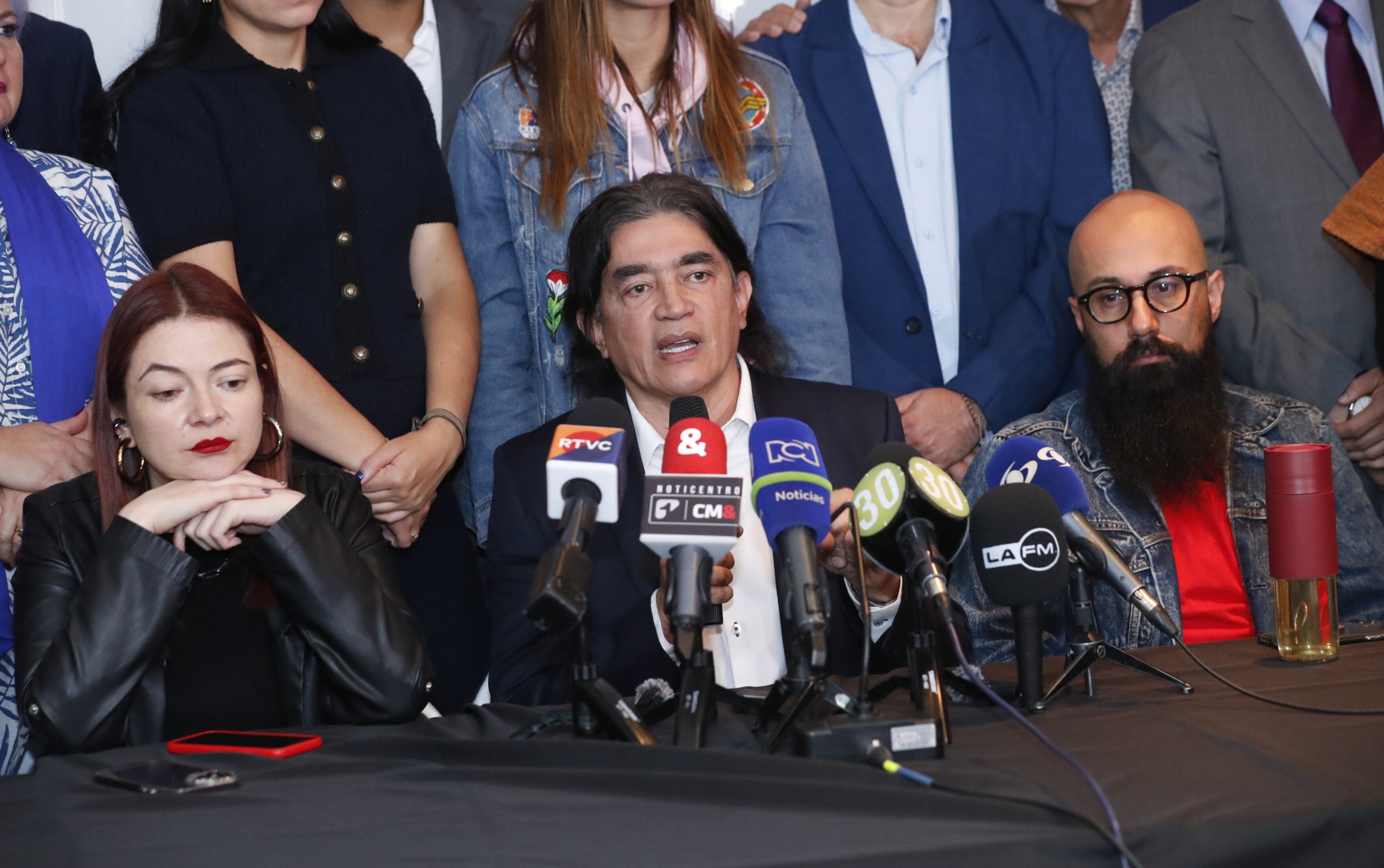 Concejal Heidy Sánchez, Candidato Gustavo Bolívar, Concejal Carlos Carrillo