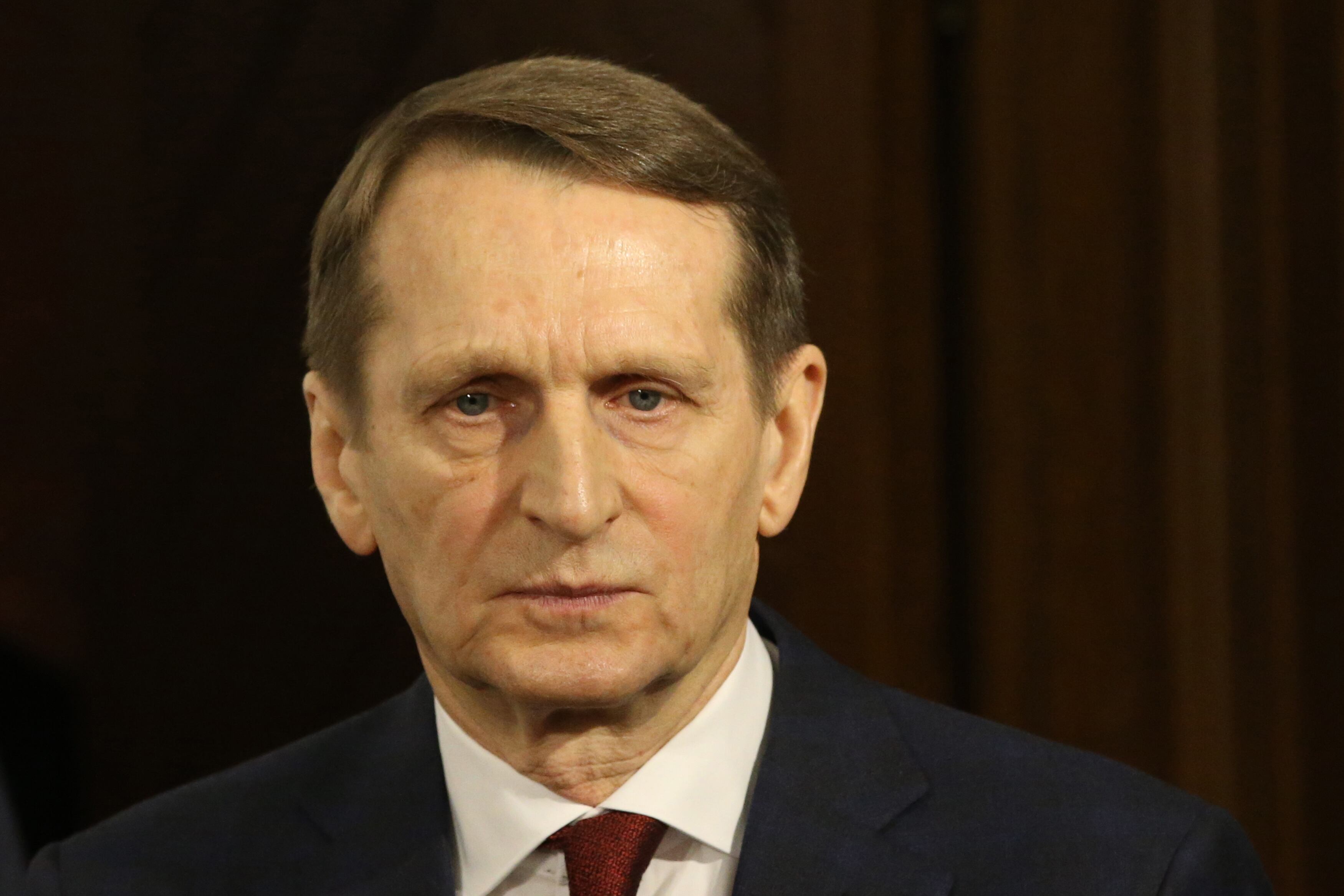 Sergei Naryshkin, Director del Servicio de Inteligencia Extranjera. (Photo by Mikhail Svetlov/Getty Images)
