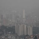 Panorámica de la contaminación en Medellín.