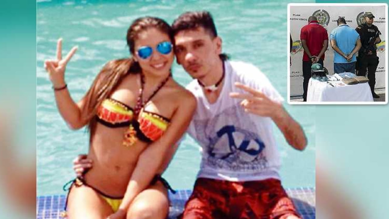 De izquierda a derecha: Diana Rincón y José Miguel Maldonado, alias El Lobo.