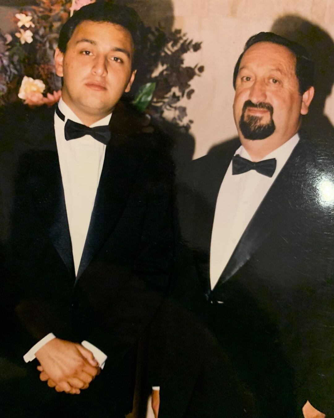 El presentador era muy cercano a su padre, quien le inculcó su amor por Santa Fe.