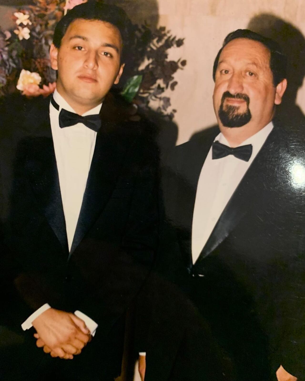 El presentador era muy cercano a su padre, quien le inculcó su amor por Santa Fe.