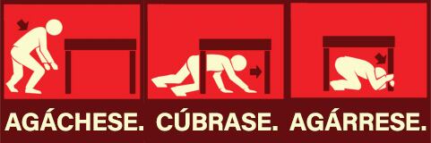 Guía de recomendaciones a la hora de actuar en caso de un terremoto.