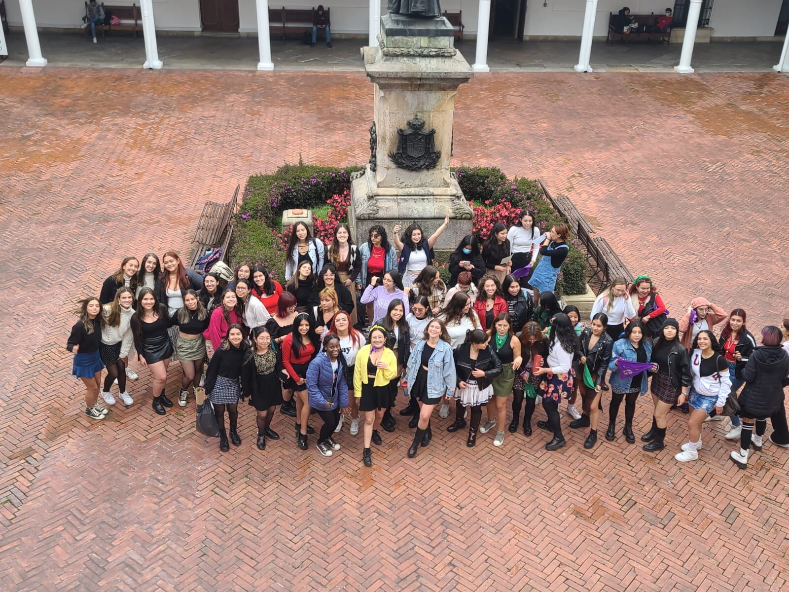 Estudiantes de la Universidad del Rosario.