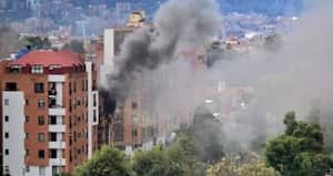 Incendio en apartamento al norte de Bogotá