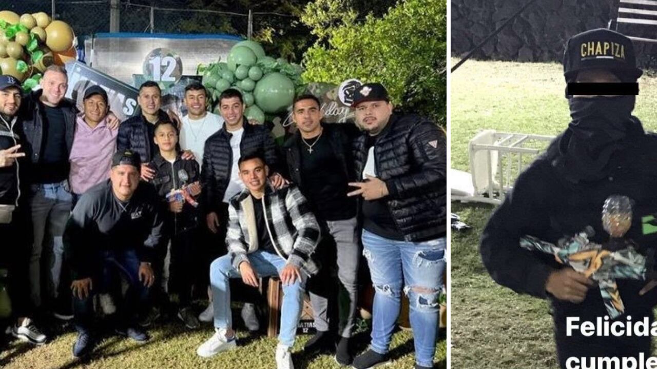 Imágenes de la fiesta del hijo del 'Cata' Domínguez en México.