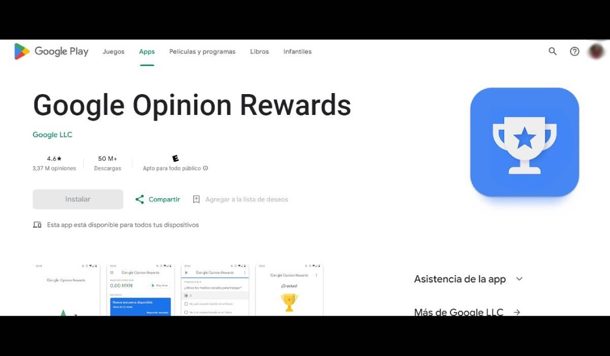Google Opinion Rewards es una app que permite ganar dinero.
