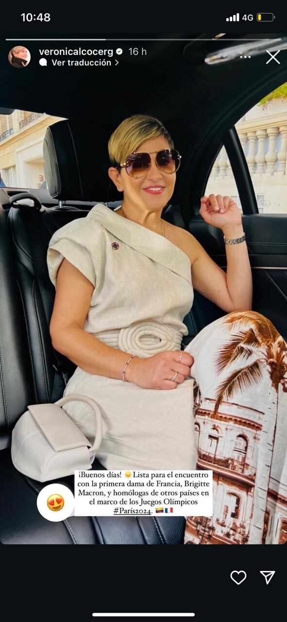 Verónica Alcocer subió la foto en Instagram