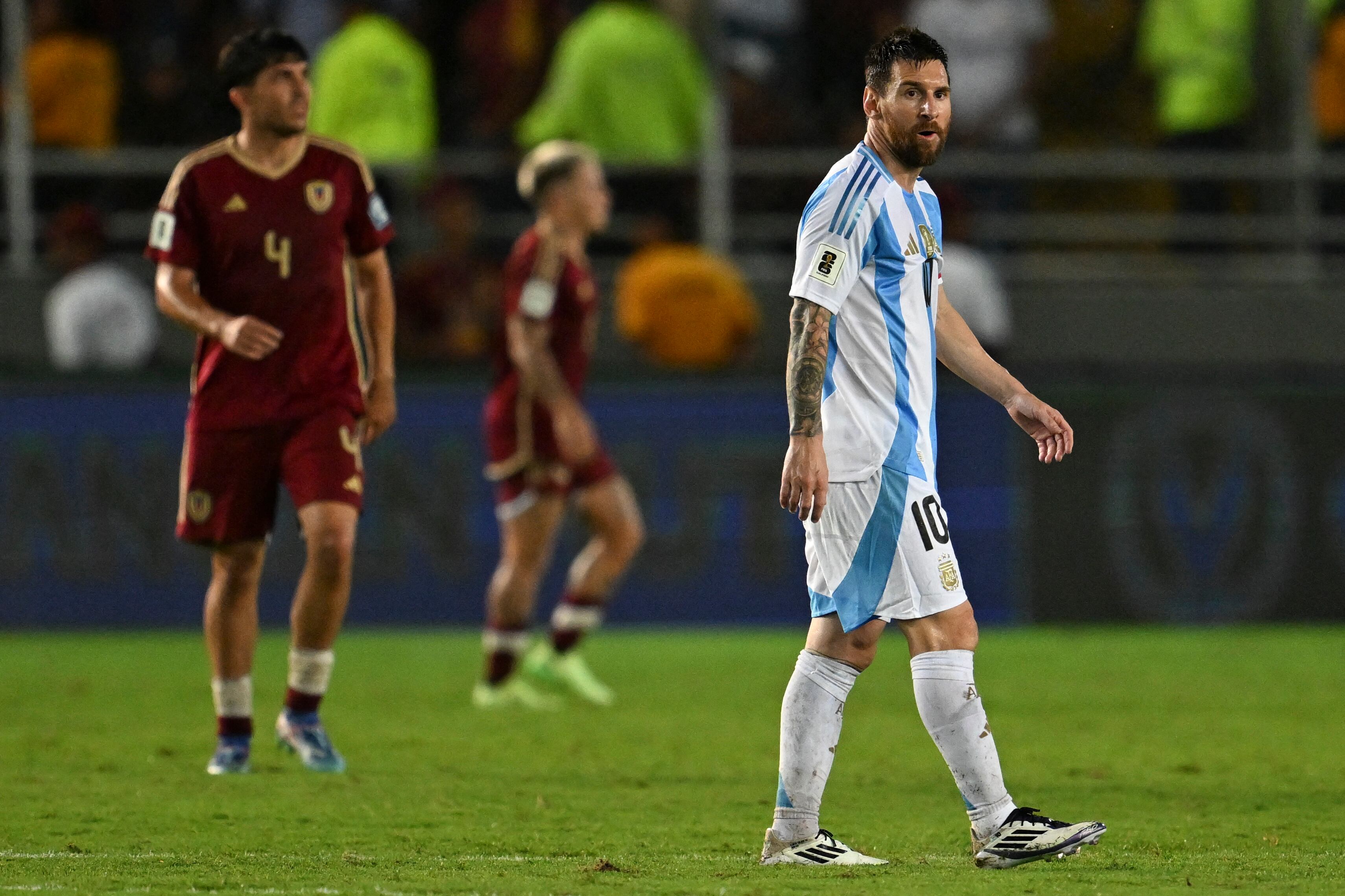 Empate de la selección Argentina y Venezuela.