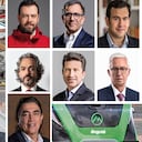 Candidatos a la alcaldía de Bogotá. Arriba de izquierda a derecha: Carlos Fernando Galán, Jorge Luis Vargas y Rodrigo Lara. Mitad de izquierda a derecha:Juan Daniel Oviedo, Diego Molano y Jorge Robledo.
Abajo: Gustavo Bolívar, | Foto: Montaje SEMANA