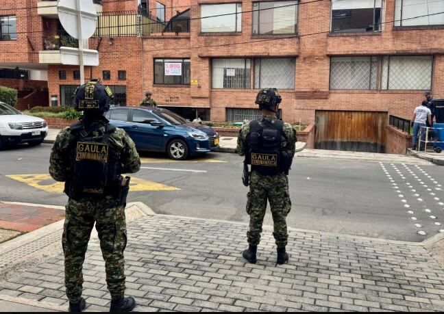 La Fiscalía incautó bienes de las AUC en Bogotá.